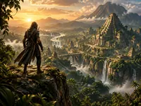 Action adventure artwork