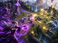 MOBA arena artwork