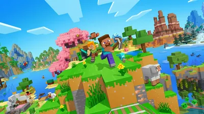 Minecraft game artwork
